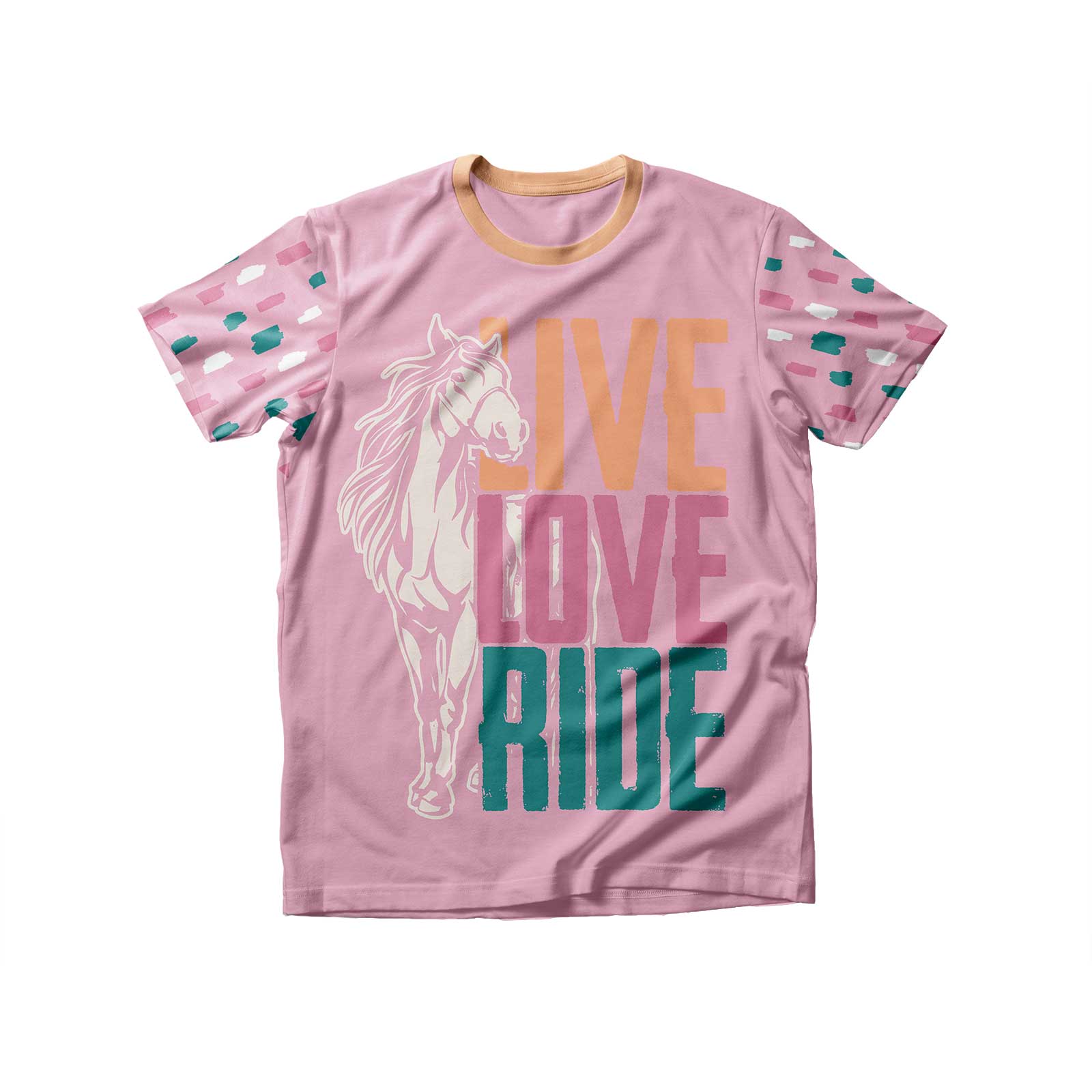 Playera kids niña. Jirafa Cool Pink